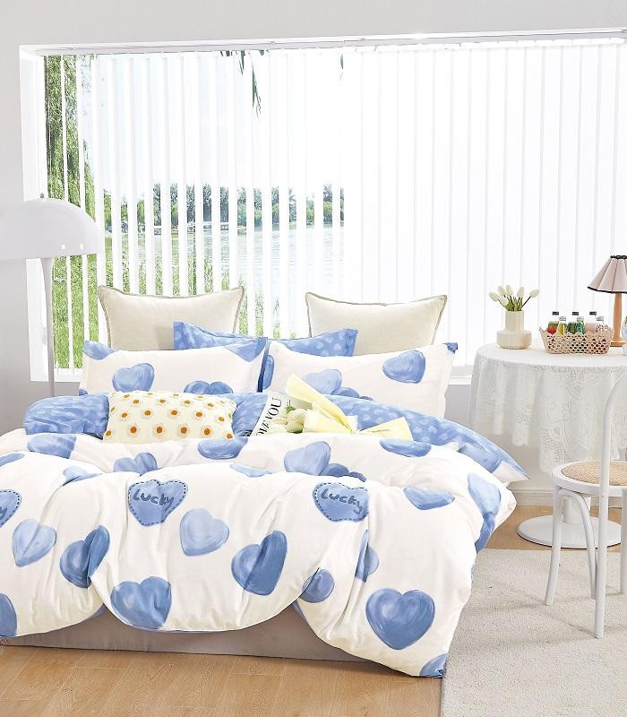 Постельное белье двухстороннее из твила TANGO TPIG-1656 50х70 (2шт), 70х70 (2шт) евро