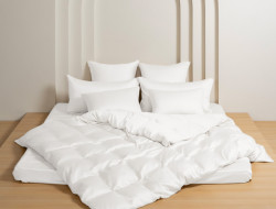 Простыня на резинке GERMAN GRASS Arctic White Brilliant Grass 160х200х40