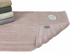 Коврик для ног махровый хлопковый KARVEN KV434 WAY pembe 50х80