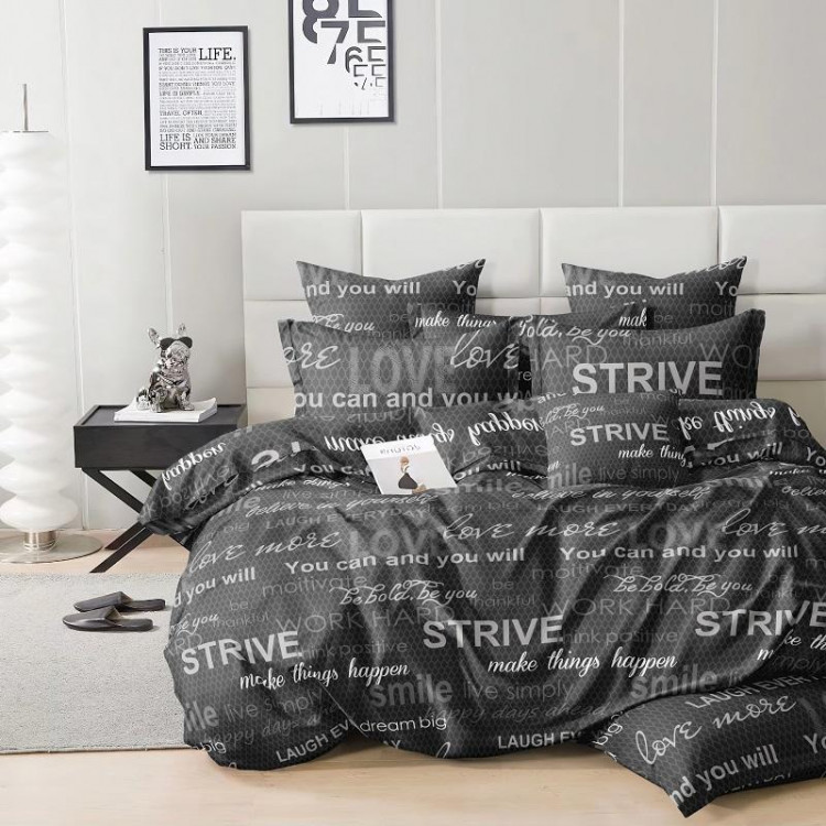 Постельное белье из микросатина TANGO DF03-511 DREAM FLY 50х70 (2шт) евро