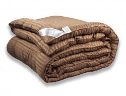 Одеяло стеганое АЛЬВИТЕК SILKY DREAM ОМСВ-20 шоколадное 172x205 всесезонное