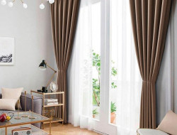 Комплект штор из рогожки TANGO NATURE N-05 200х272 (2шт)