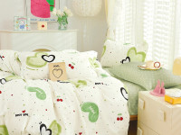 Постельное белье из твил-сатина TANGO love you 70х70 (2шт) 1,5-спальное