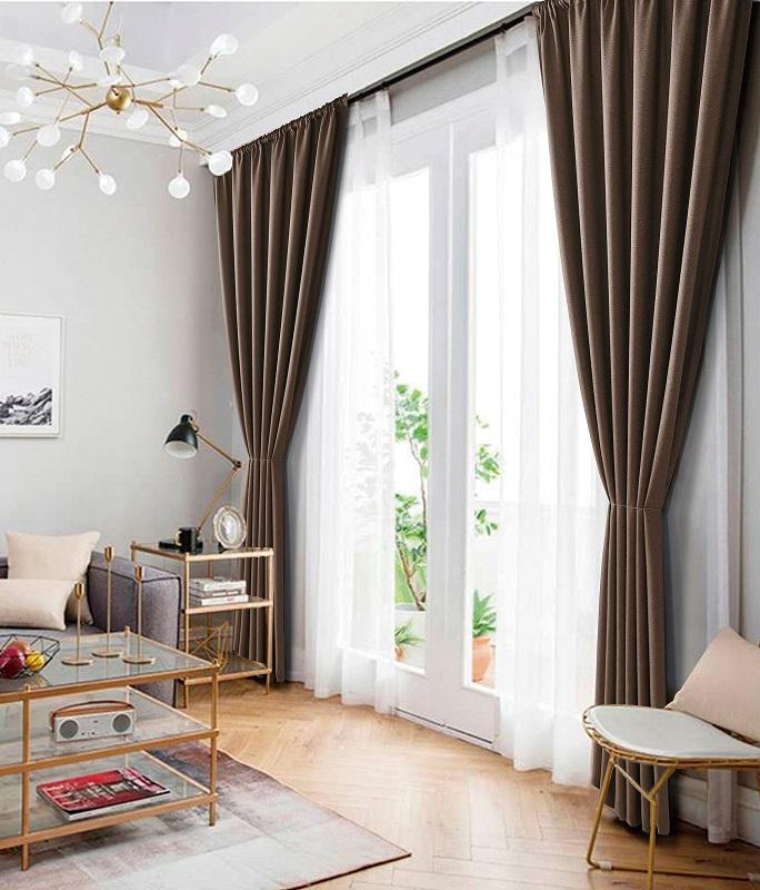 Комплект штор из рогожки TANGO NATURE N-06 200х272 (2шт)