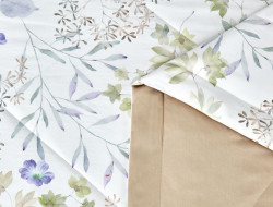 Постельное белье с летним одеялом из египетского хлопка Premium ASABELLA Гармония 50х70 (2шт) 1,5-спальное