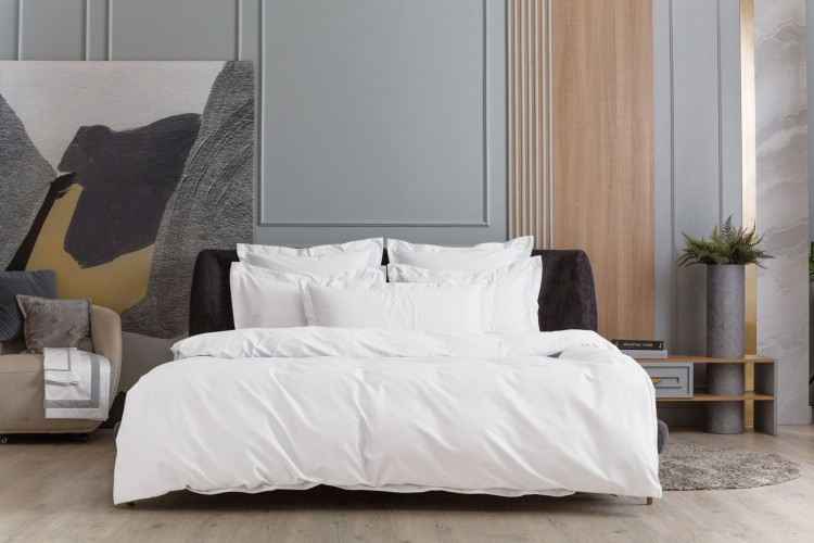 Простыня на резинке GERMAN GRASS Alpine White Allure Grass 160х200x40