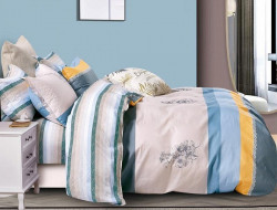 Постельное белье двухстороннее из твил-сатина SAILID BP-154-4 семейное