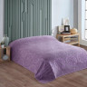Плед из хлопка махровый KARVEN P963 CORNELY V12 фиолетовый 220х240