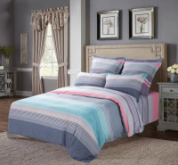 Постельное белье из печатного сатина SAILID B-208-4 семейное