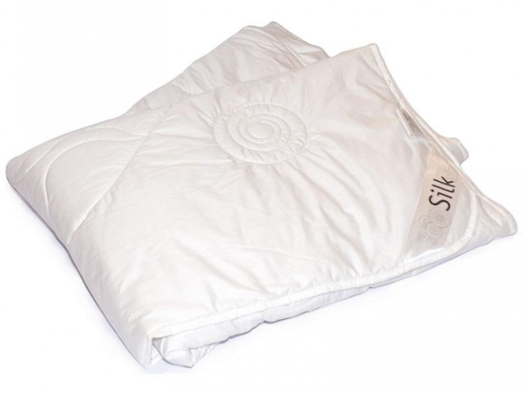 Одеяло стеганое из шелка и искусственного лебяжьего пуха BELPOL SILK AIR 172х205 всесезонное