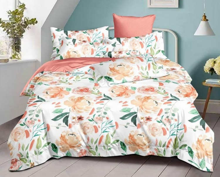 Постельное белье двухстороннее из твил-сатина SAILID BP-153-2 2-спальное