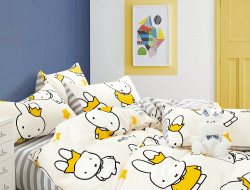 Постельное белье из твил-сатина TANGO miffy 70х70 (2шт) 2-спальное