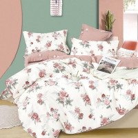 Постельное белье из твила TANGO теплый букет 70х70 (2шт) 2-спальное