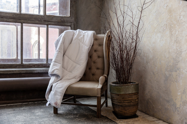 Одеяло стеганое GERMAN GRASS 138170 LINENWASH GRASS 160x220 всесезонное