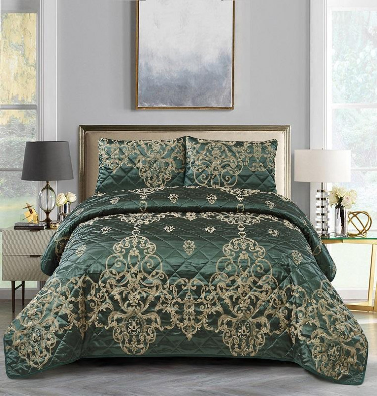 Покрывало с наволочками тонкое жаккардовое TANGO LUXOR LUX-28 220х240