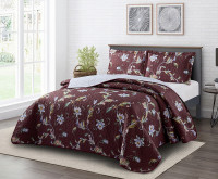 Покрывало с наволочками тонкое из полисатина TANGO LAFAYETTE камея 220х240