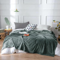 Плед однотонный фланелевый TANGO STRIPE ST-21 серый 200х220